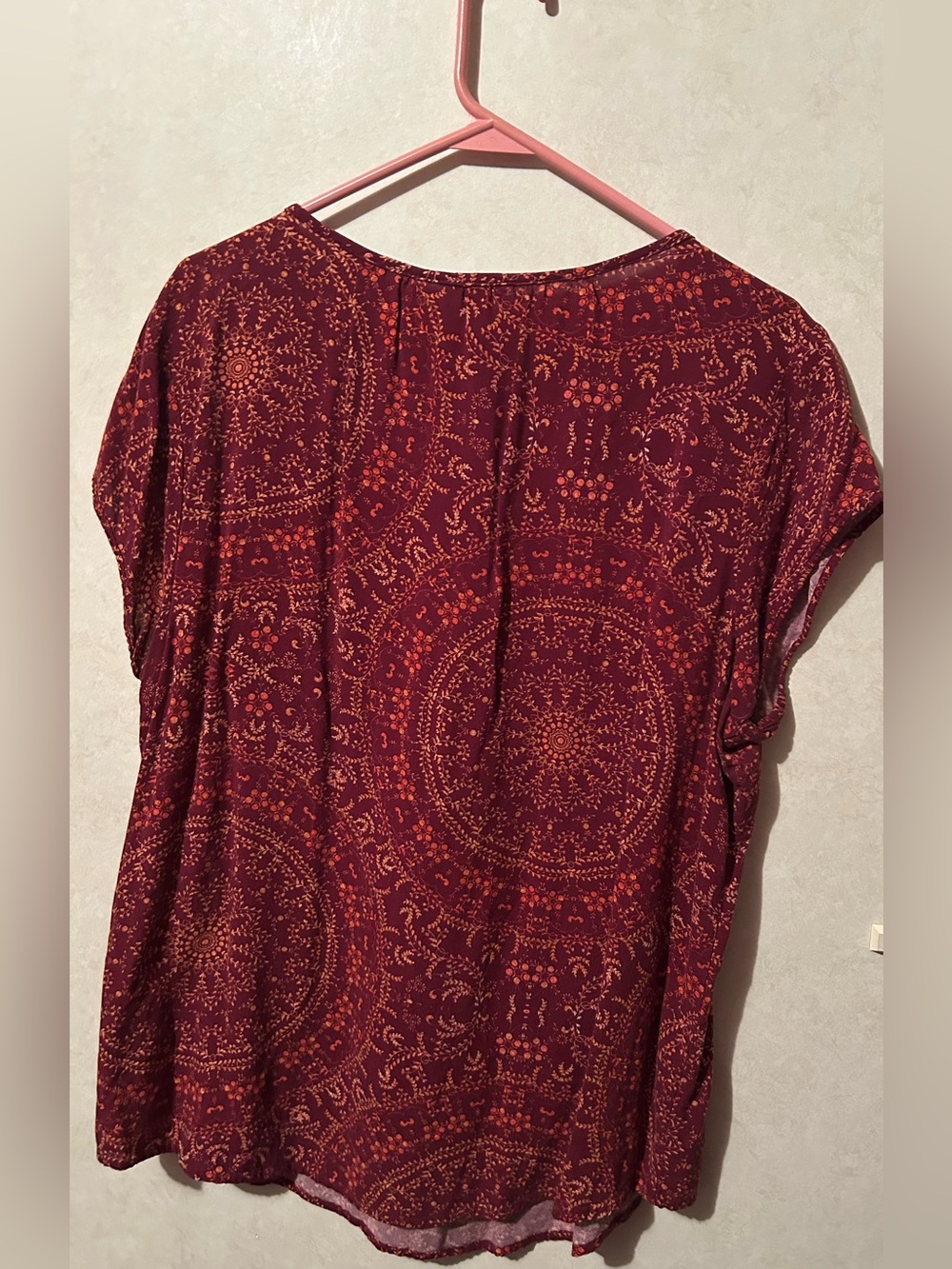 Sonoma Goods for Life XL Maroon Blouse - Picture 5 of 7